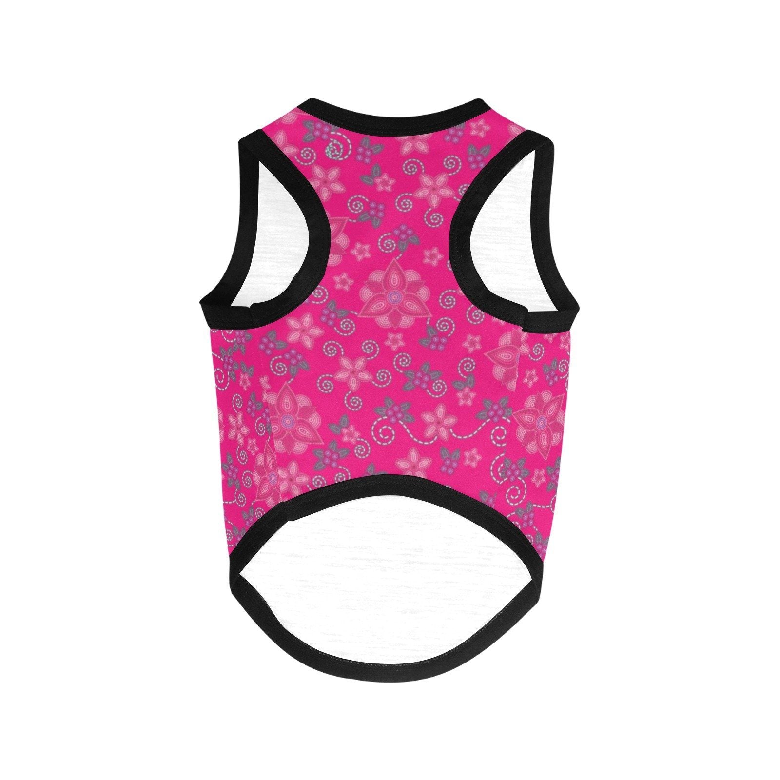 Berry Picking Pink All Over Print Pet Tank Top Pet Tank Top e-joyer 