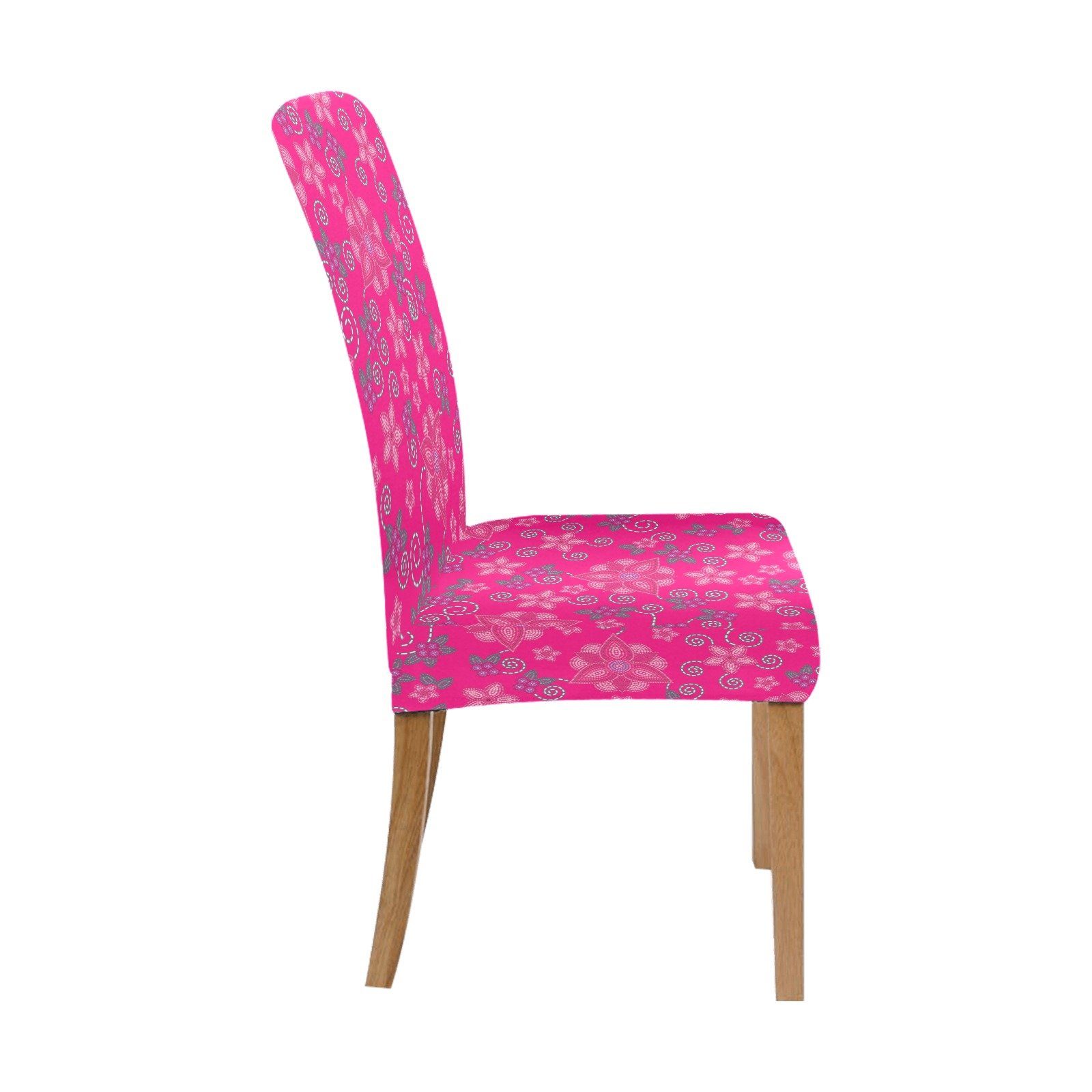 Berry Picking Pink Chair Cover (Pack of 4) Chair Cover (Pack of 4) e-joyer 