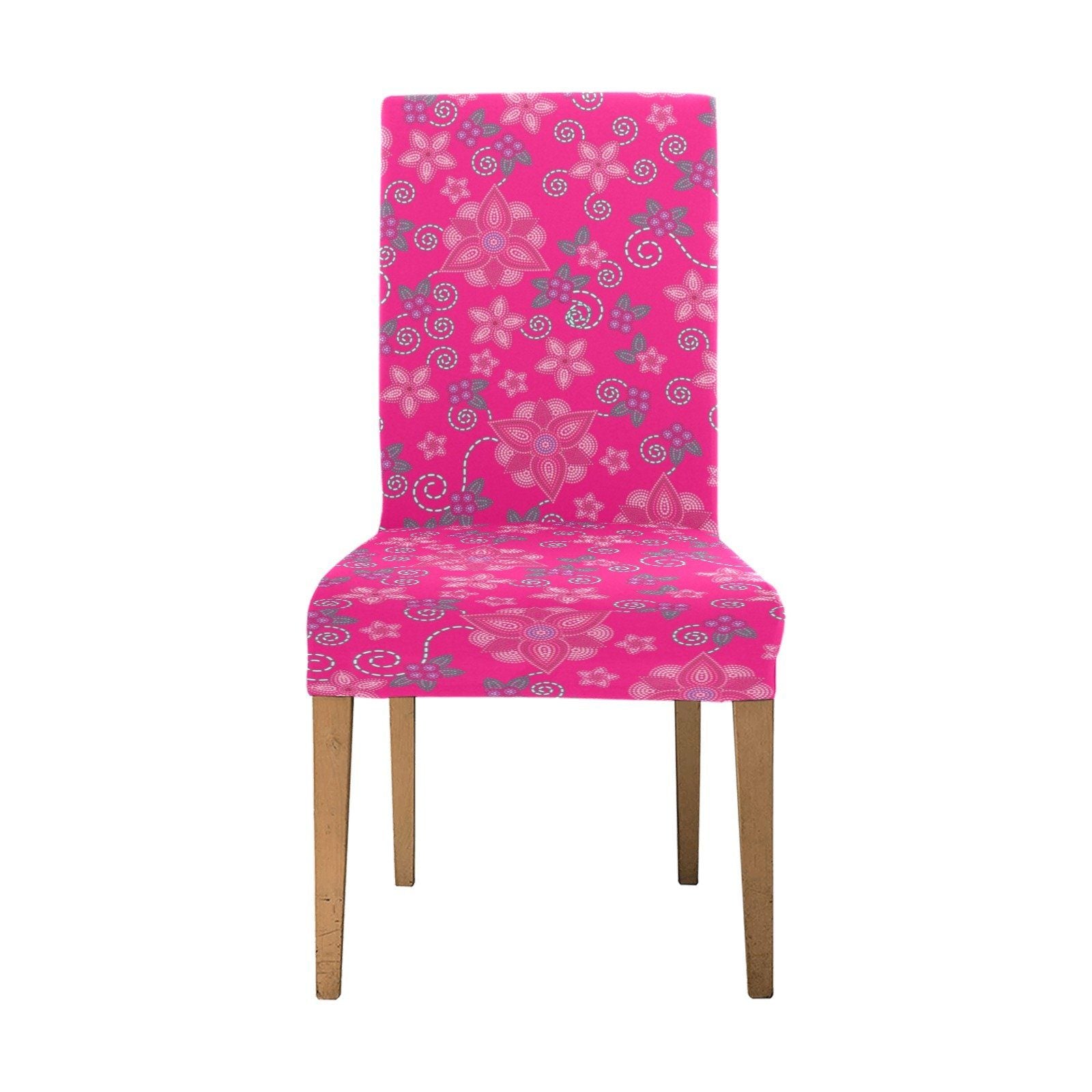Berry Picking Pink Chair Cover (Pack of 6) Chair Cover (Pack of 6) e-joyer 