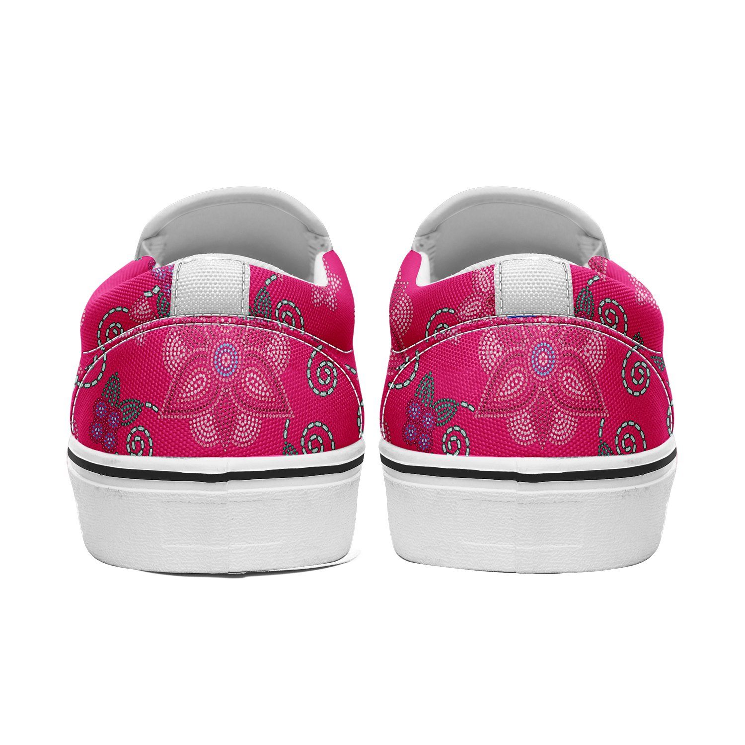 Berry Picking Pink Otoyimm Kid's Canvas Slip On Shoes otoyimm Herman 
