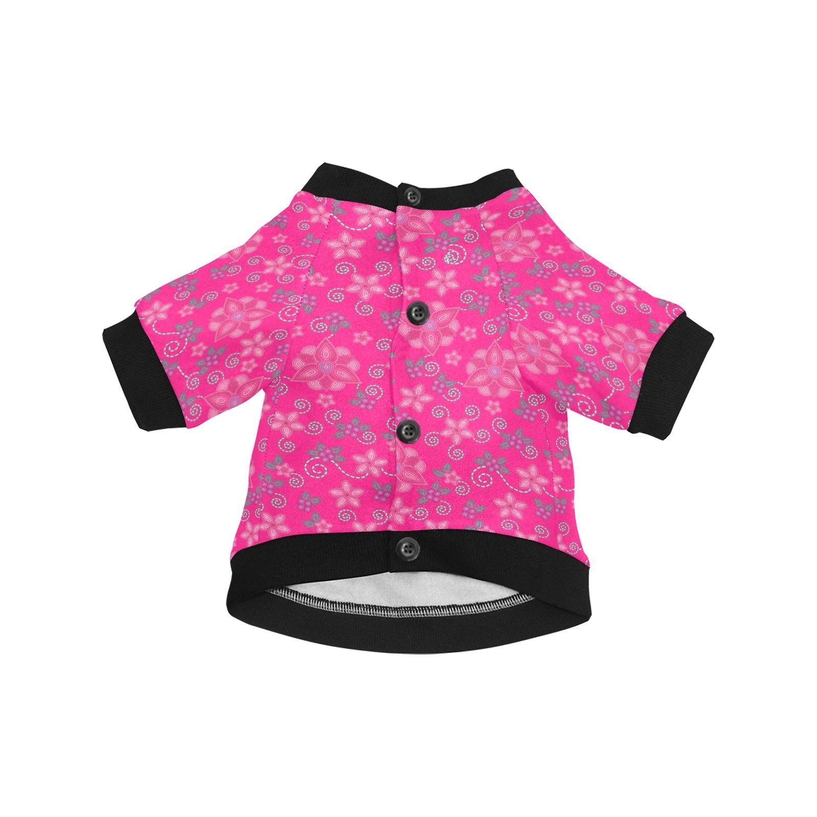 Berry Picking Pink Pet Dog Round Neck Shirt Pet Dog Round Neck Shirt e-joyer 