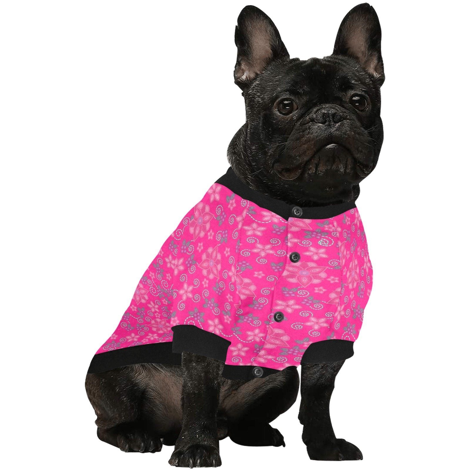 Berry Picking Pink Pet Dog Round Neck Shirt Pet Dog Round Neck Shirt e-joyer 