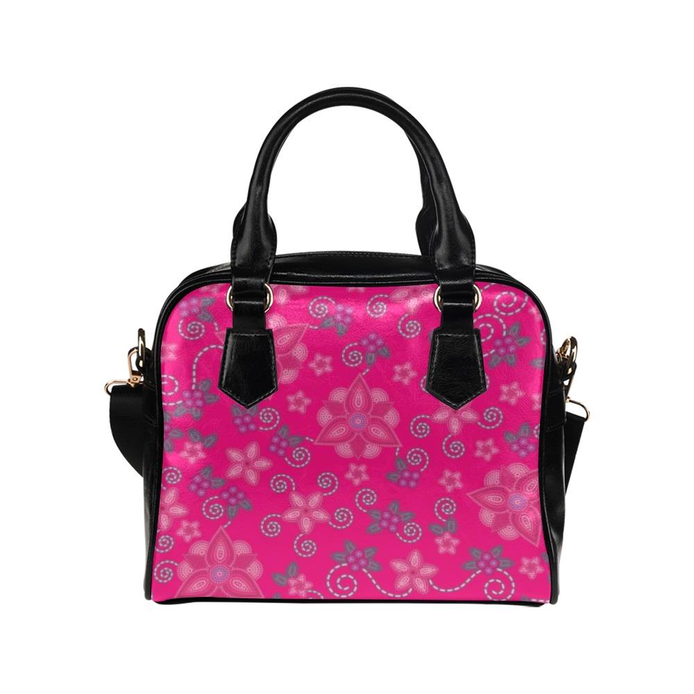 Berry Picking Pink Shoulder Handbag (Model 1634) Shoulder Handbags (1634) e-joyer 