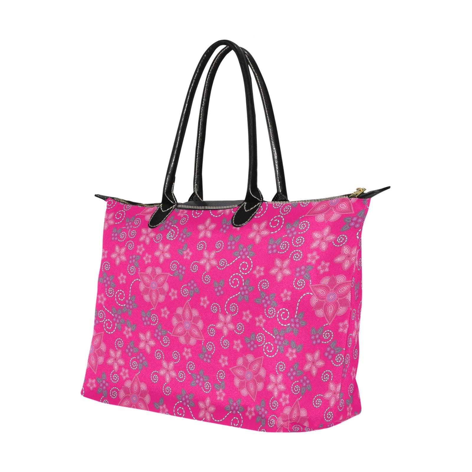 Berry Picking Pink Single-Shoulder Lady Handbag (Model 1714) bag e-joyer 