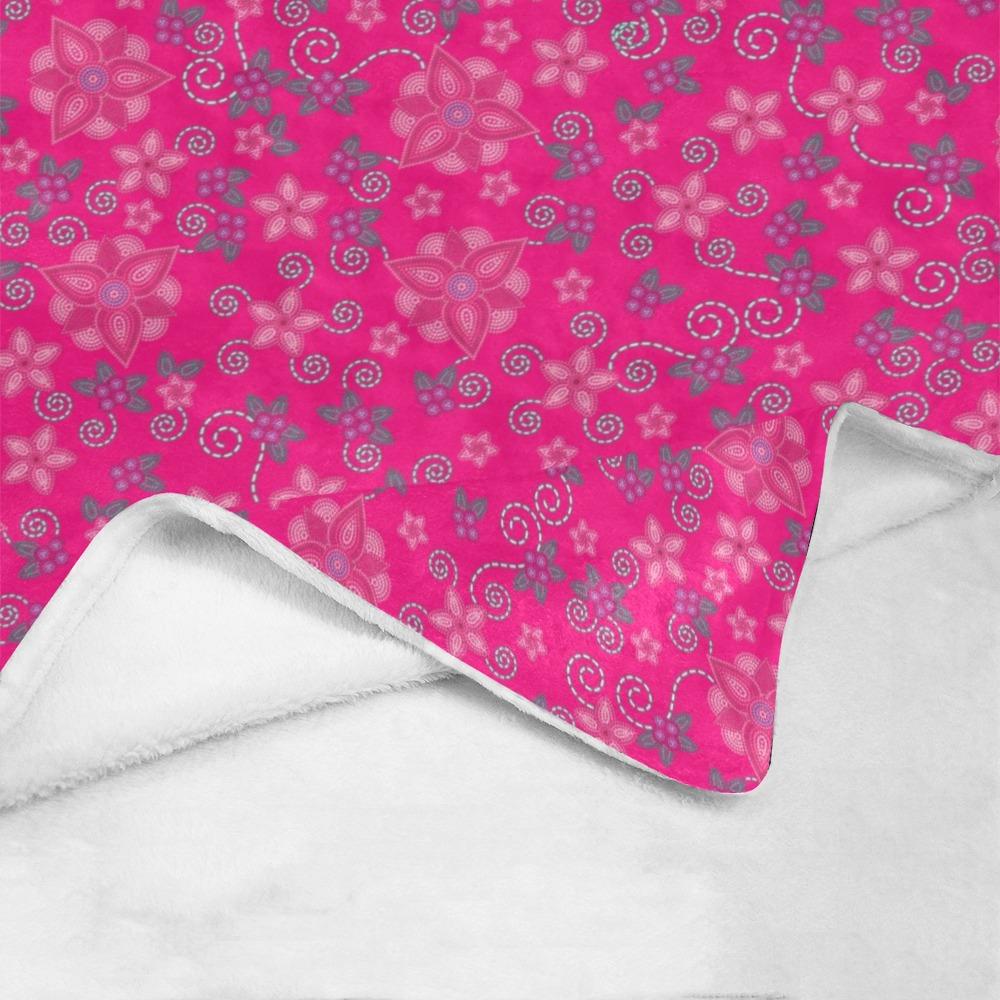 Berry Picking Pink Ultra-Soft Micro Fleece Blanket 50"x60" Ultra-Soft Blanket 50''x60'' e-joyer 