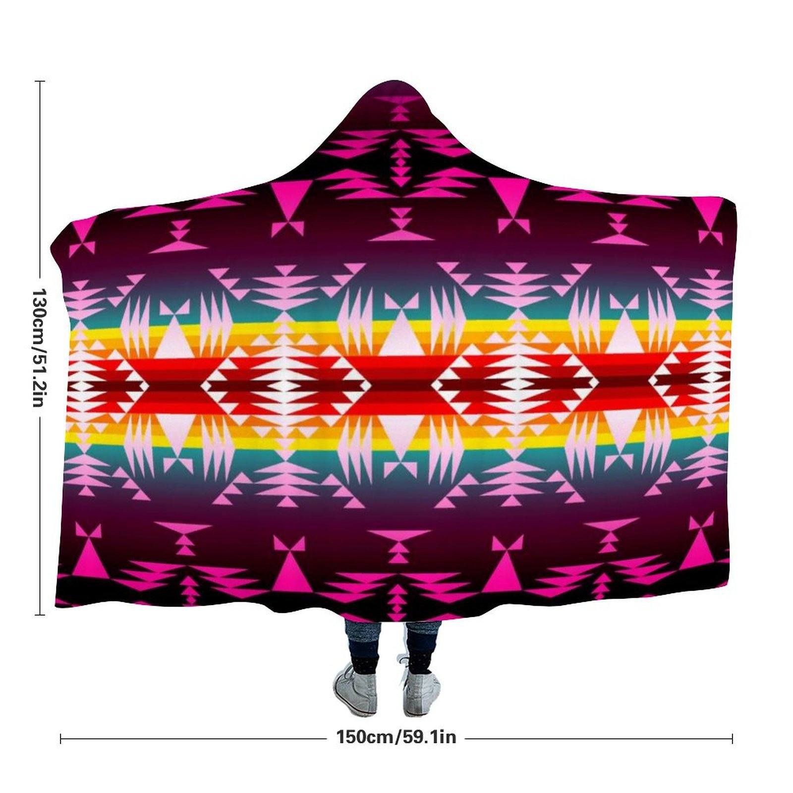 Between the Appalachian Mountains Hooded Blanket 49 Dzine 