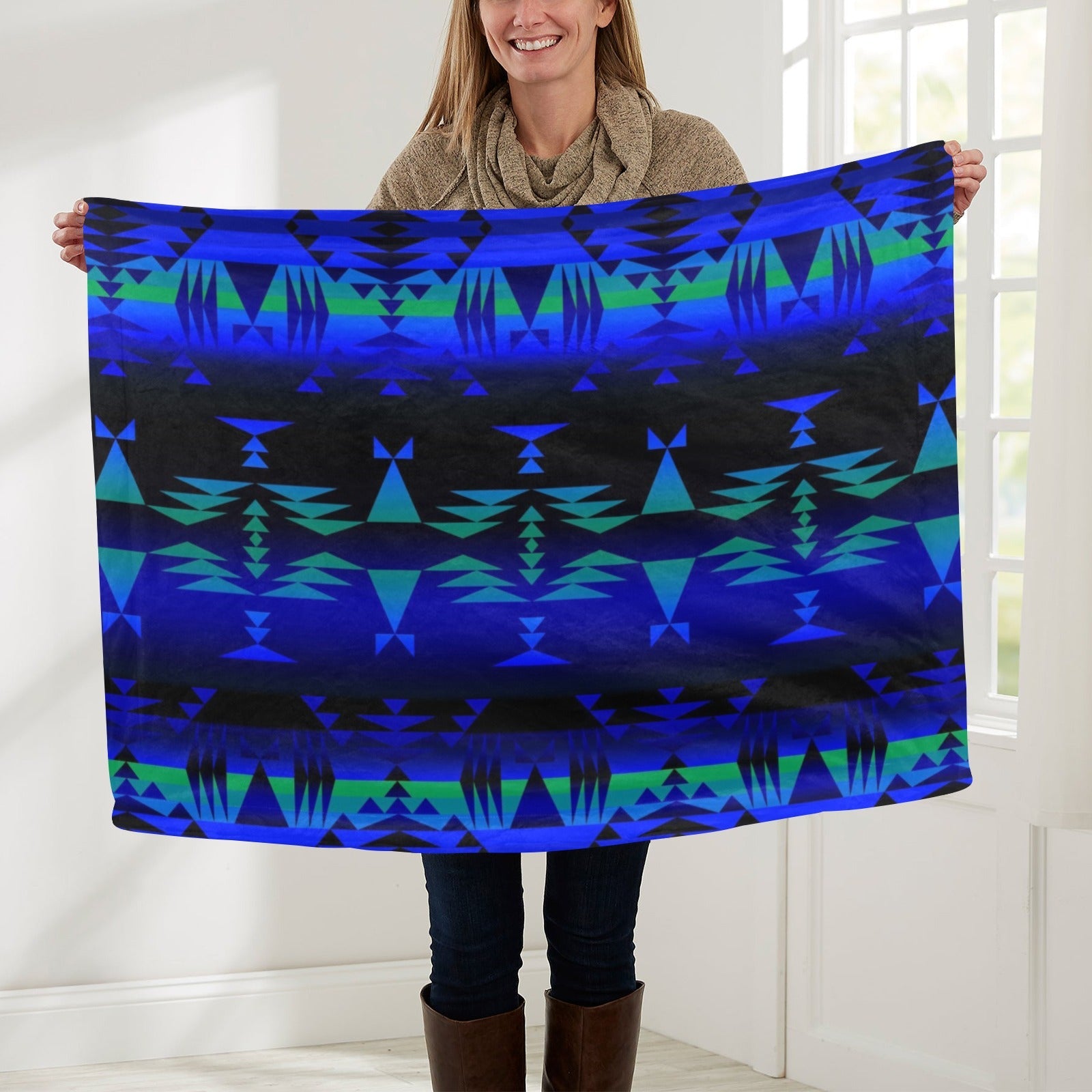 Between the Blue Ridge Mountains Baby Blanket 30"x40" Baby Blanket 30"x40" e-joyer 