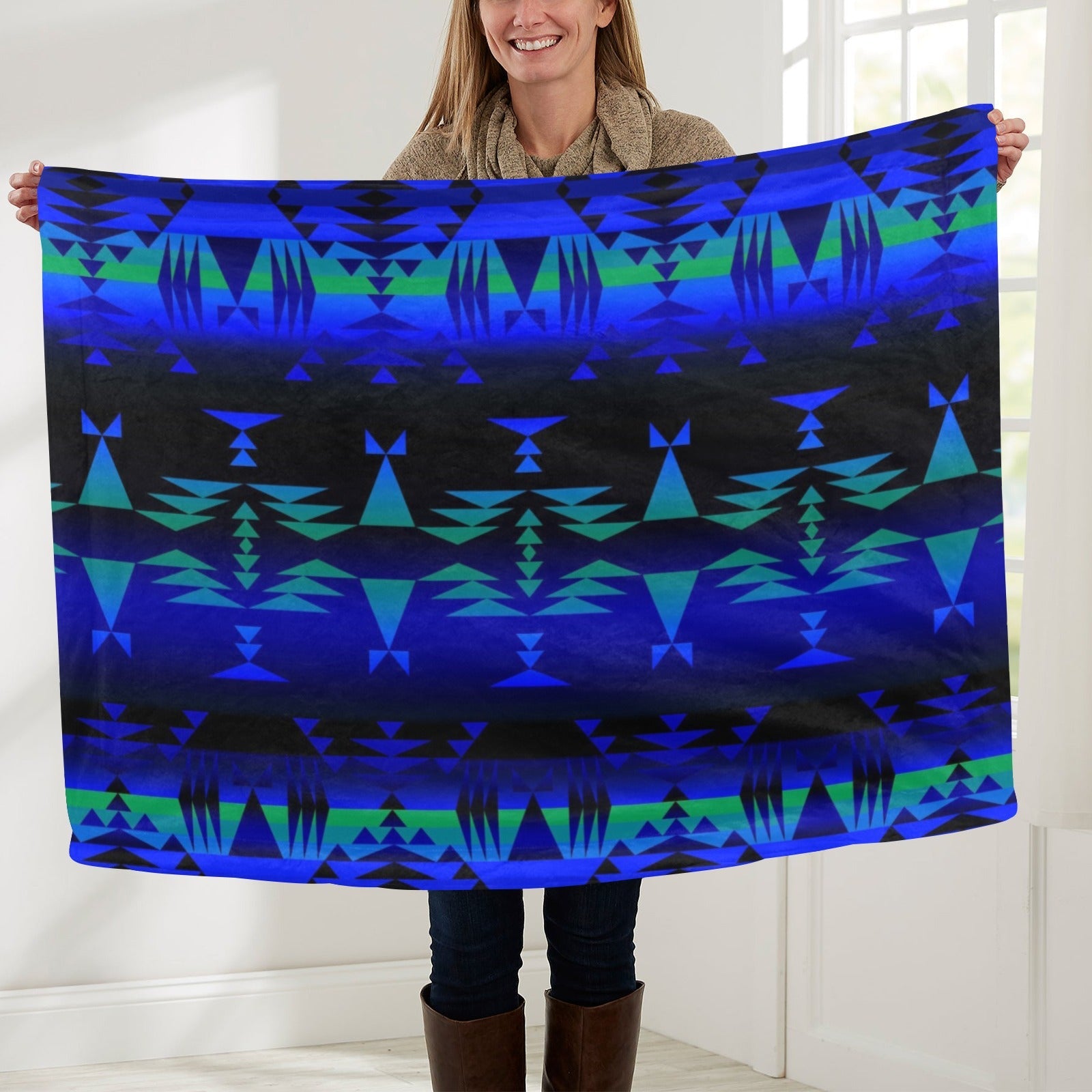 Between the Blue Ridge Mountains Baby Blanket 40"x50" Baby Blanket 40"x50" e-joyer 