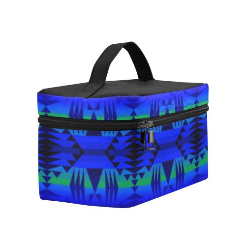 Between the Blue Ridge Mountains Cosmetic Bag/Large (Model 1658) Cosmetic Bag e-joyer 