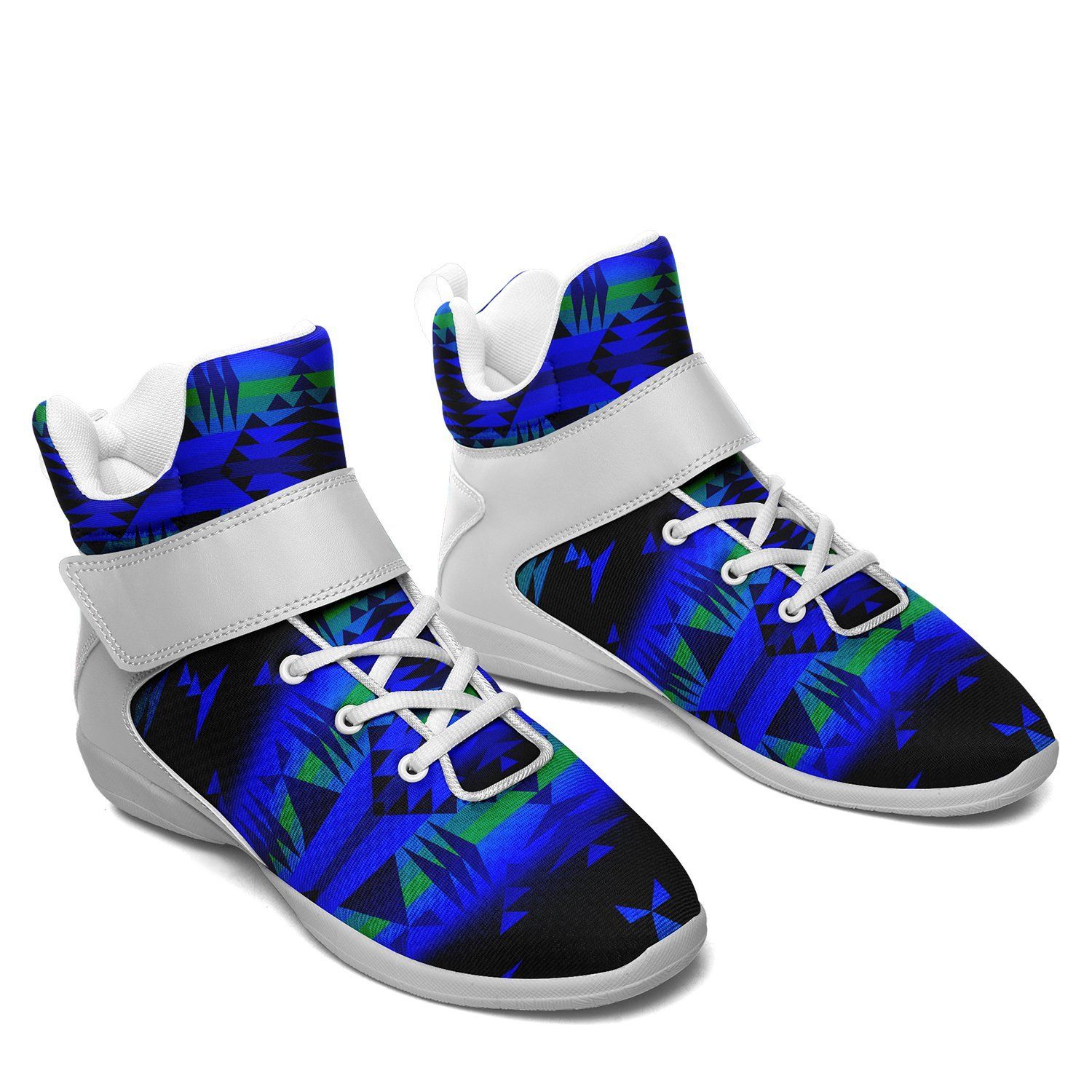 Between the Blue Ridge Mountains Kid's Ipottaa Basketball / Sport High Top Shoes 49 Dzine 