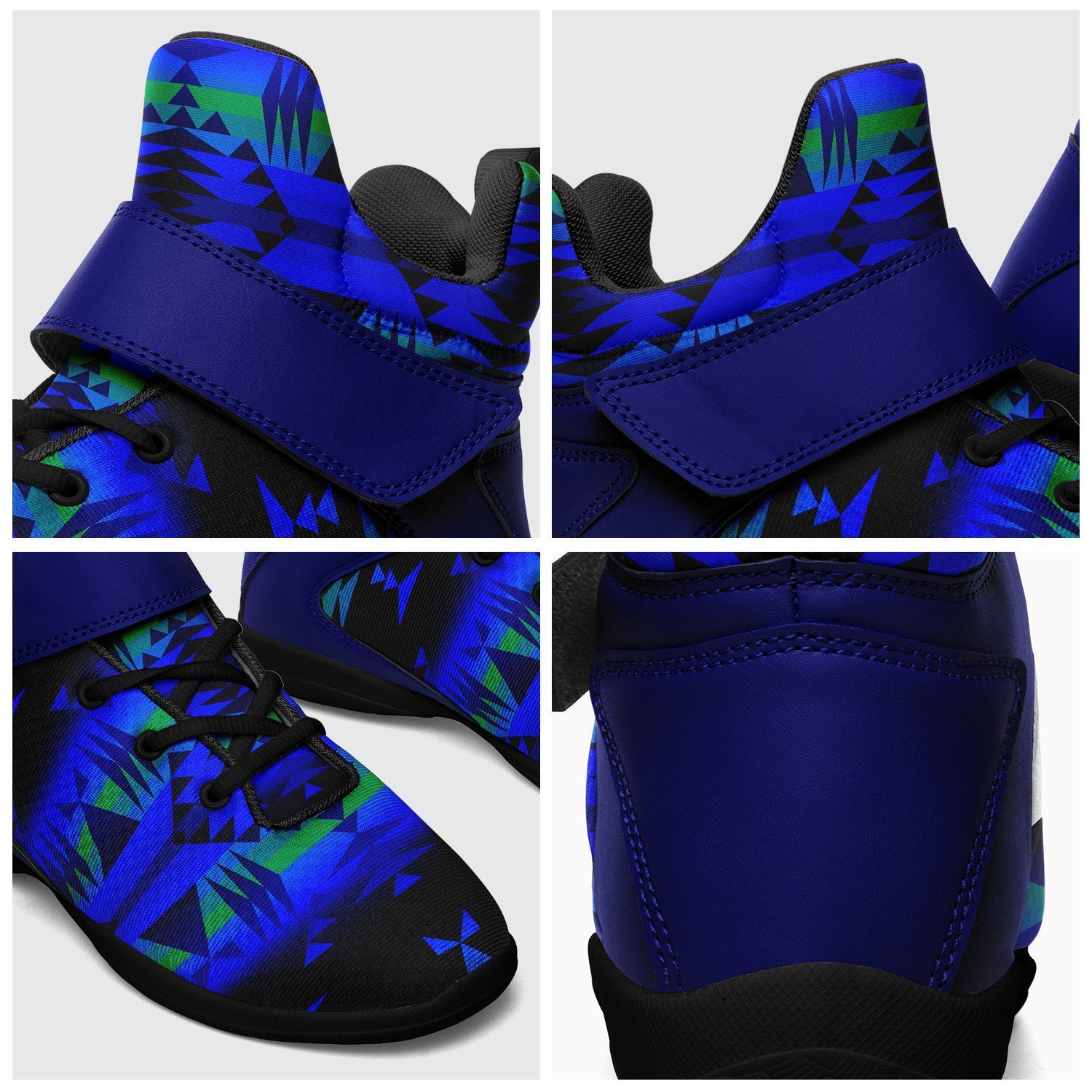 Between the Blue Ridge Mountains Kid's Ipottaa Basketball / Sport High Top Shoes 49 Dzine 