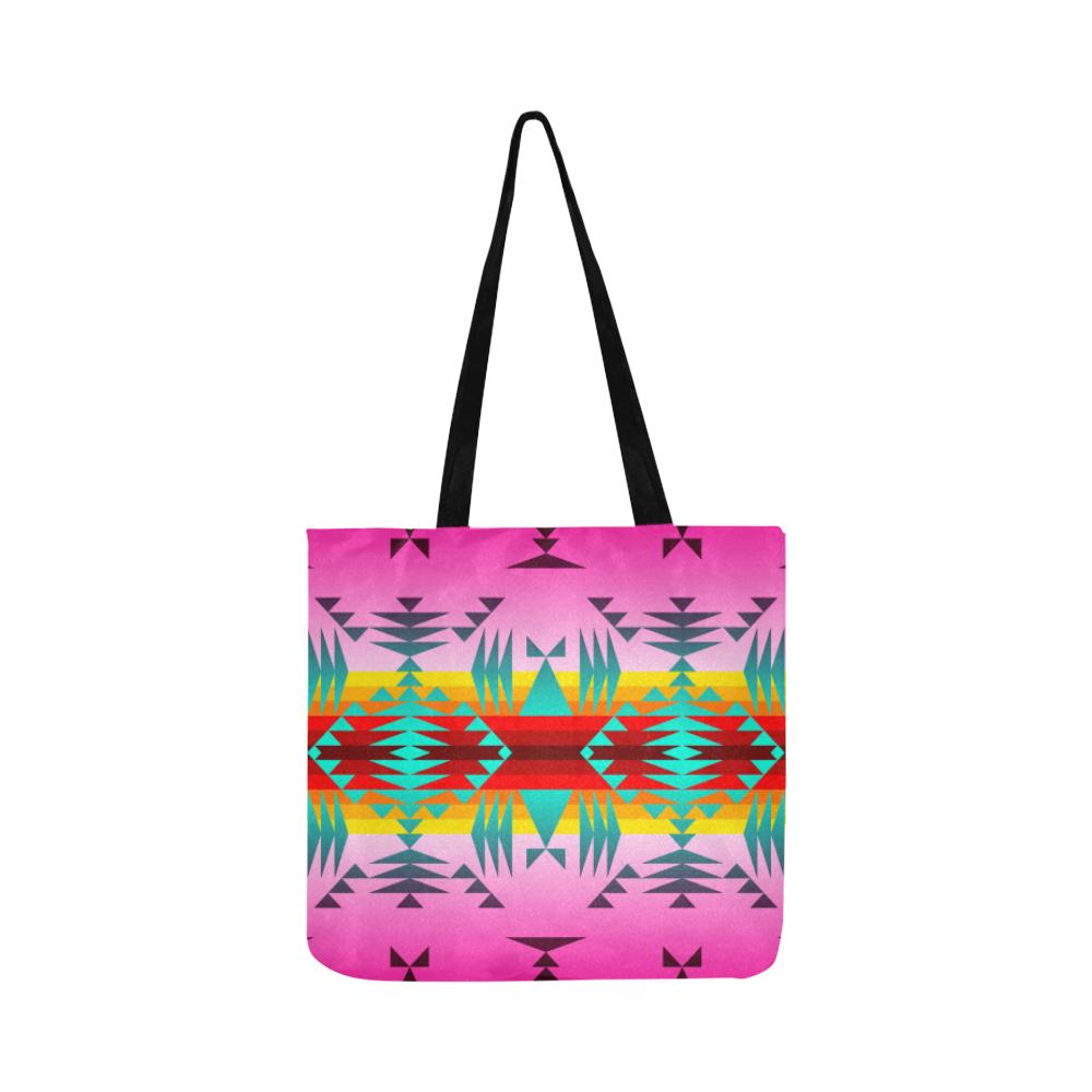 Between the Cascade Mountains Reusable Shopping Bag Model 1660 (Two sides) Shopping Tote Bag (1660) e-joyer 