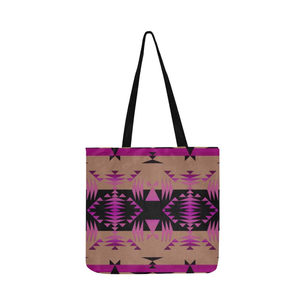 Between the Mountains Berry Reusable Shopping Bag Model 1660 (Two sides) Shopping Tote Bag (1660) e-joyer 