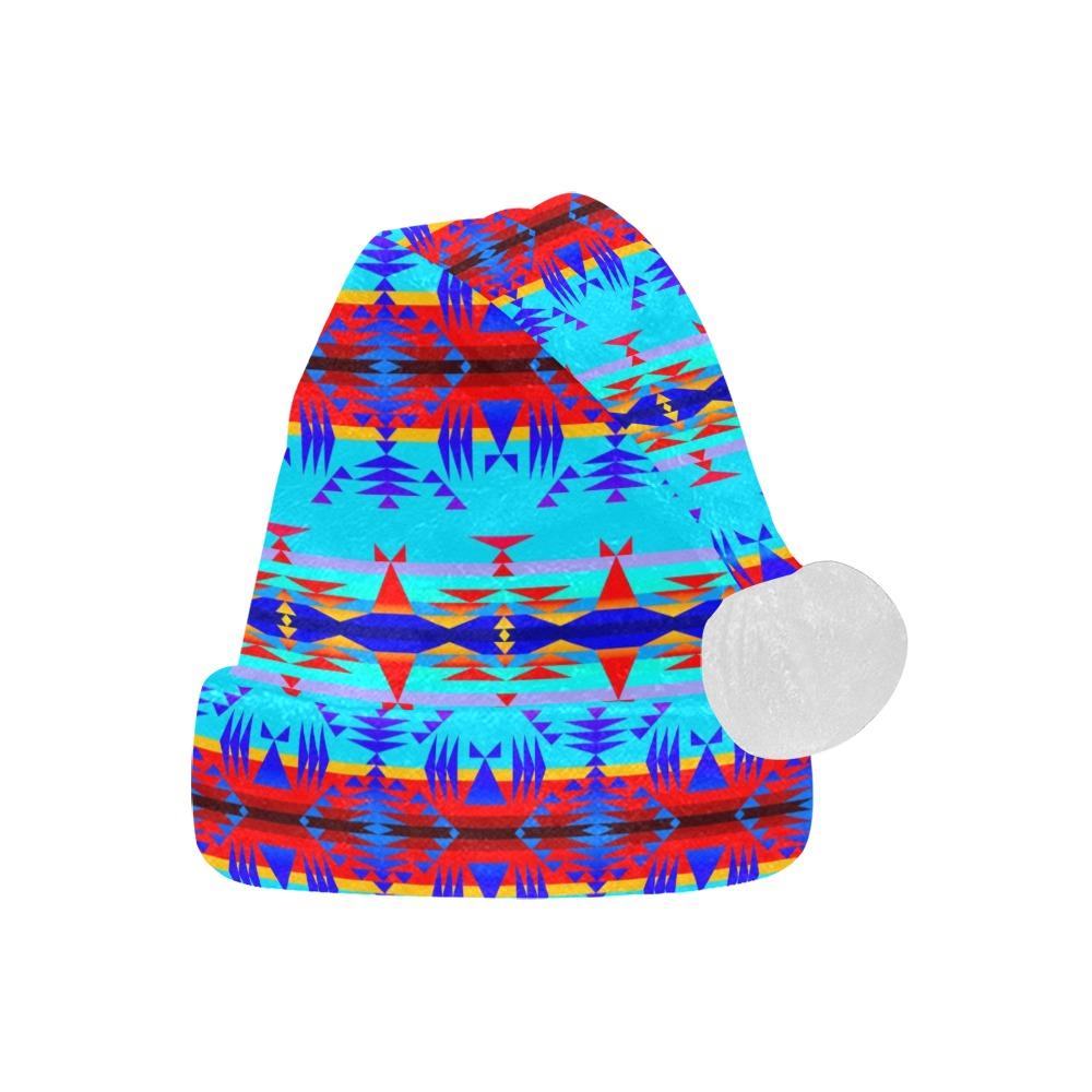 Between the Mountains Blue Santa Hat Santa Hat e-joyer 