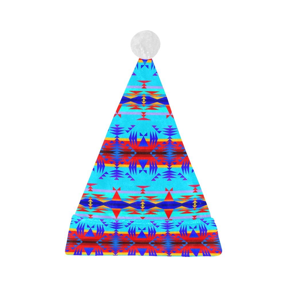 Between the Mountains Blue Santa Hat Santa Hat e-joyer 