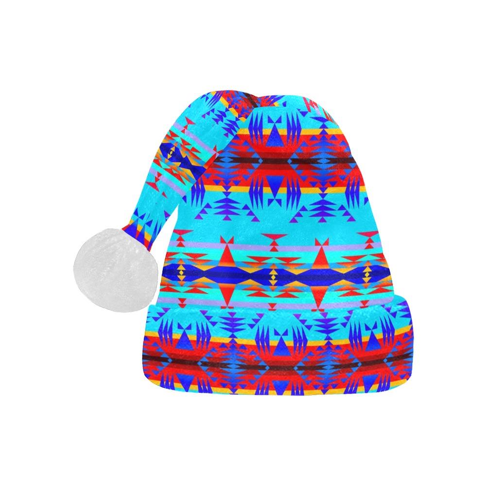 Between the Mountains Blue Santa Hat Santa Hat e-joyer 