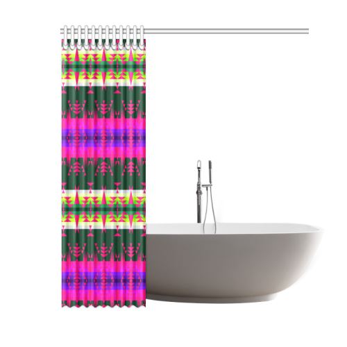 Between the Mountains Deep Lake Sunset Shower Curtain 60"x72" Shower Curtain 60"x72" e-joyer 