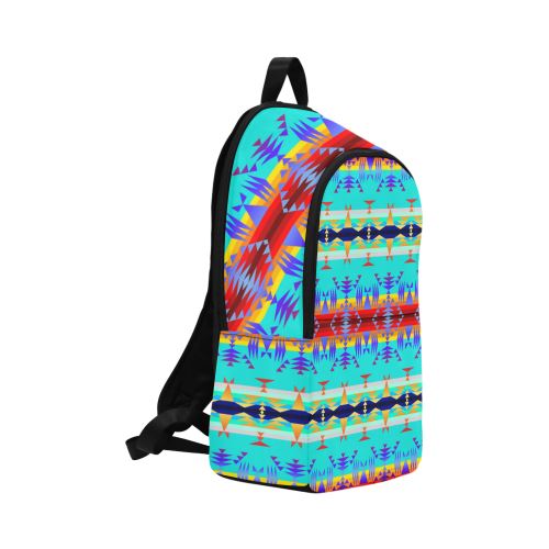 Between the Mountains Fire Fabric Backpack for Adult (Model 1659) Casual Backpack for Adult (1659) e-joyer 