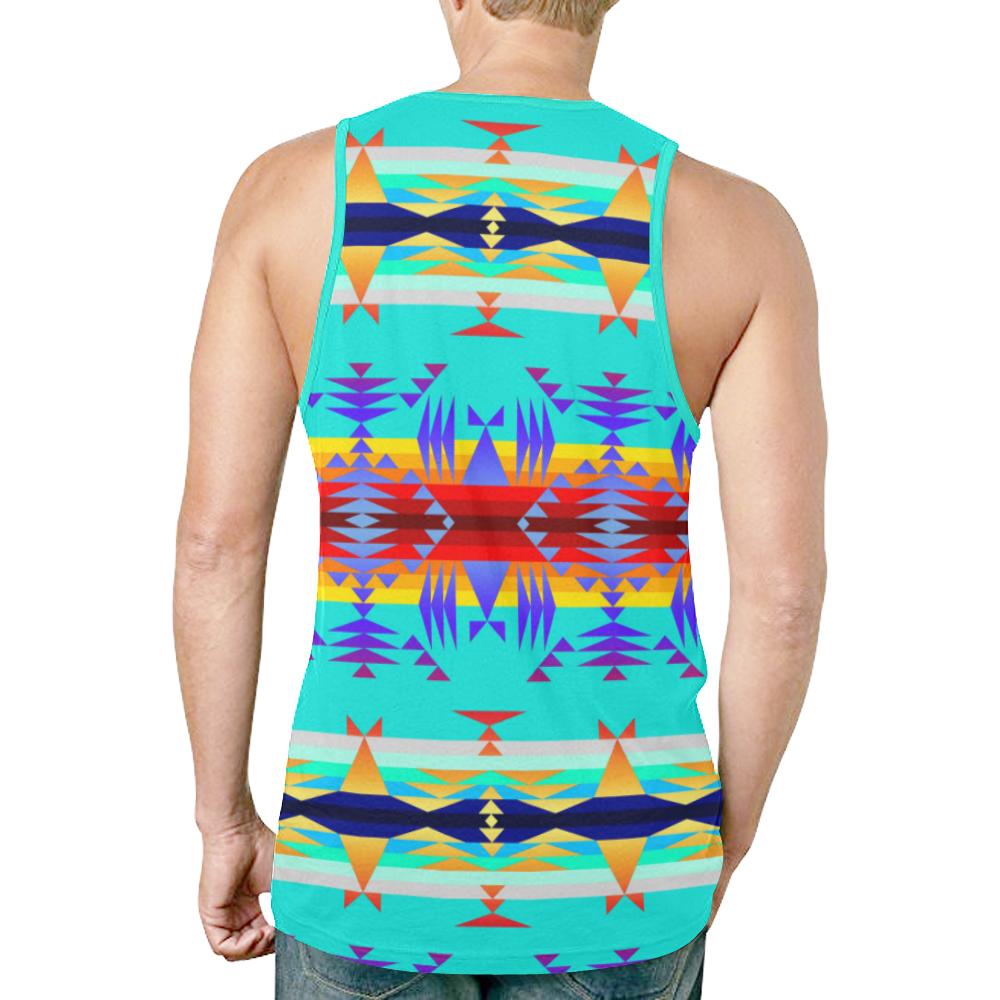 Between the Mountains Fire New All Over Print Tank Top for Men (Model T46) New All Over Print Tank Top for Men (T46) e-joyer 