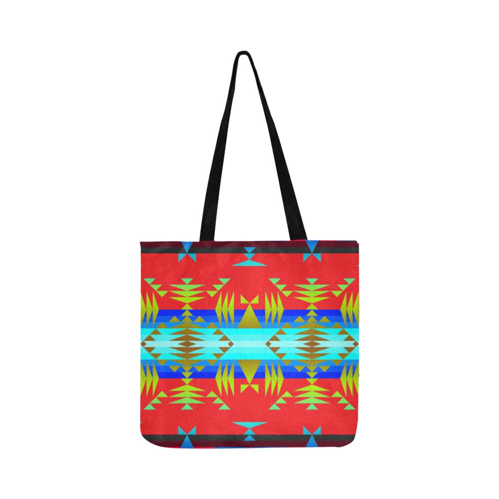 Between the Mountains Greasy Sierra Reusable Shopping Bag Model 1660 (Two sides) Shopping Tote Bag (1660) e-joyer 