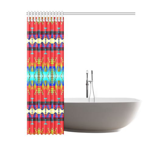 Between the Mountains Greasy Sierra Shower Curtain 60"x72" Shower Curtain 60"x72" e-joyer 