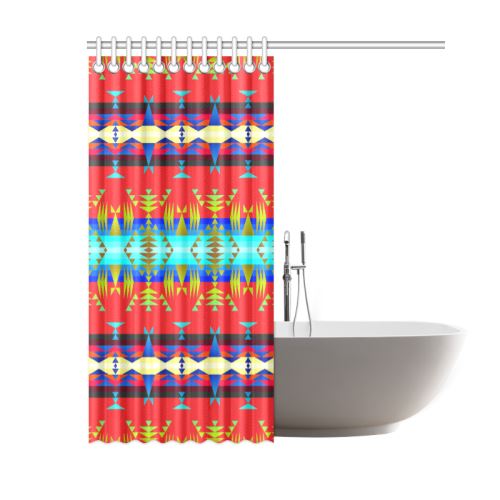 Between the Mountains Greasy Sierra Shower Curtain 60"x72" Shower Curtain 60"x72" e-joyer 