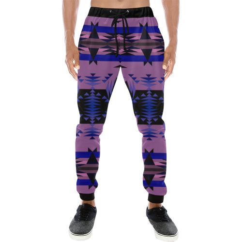 Between the Mountains Moon Shadow Men's All Over Print Sweatpants (Model L11) Men's All Over Print Sweatpants (L11) e-joyer 