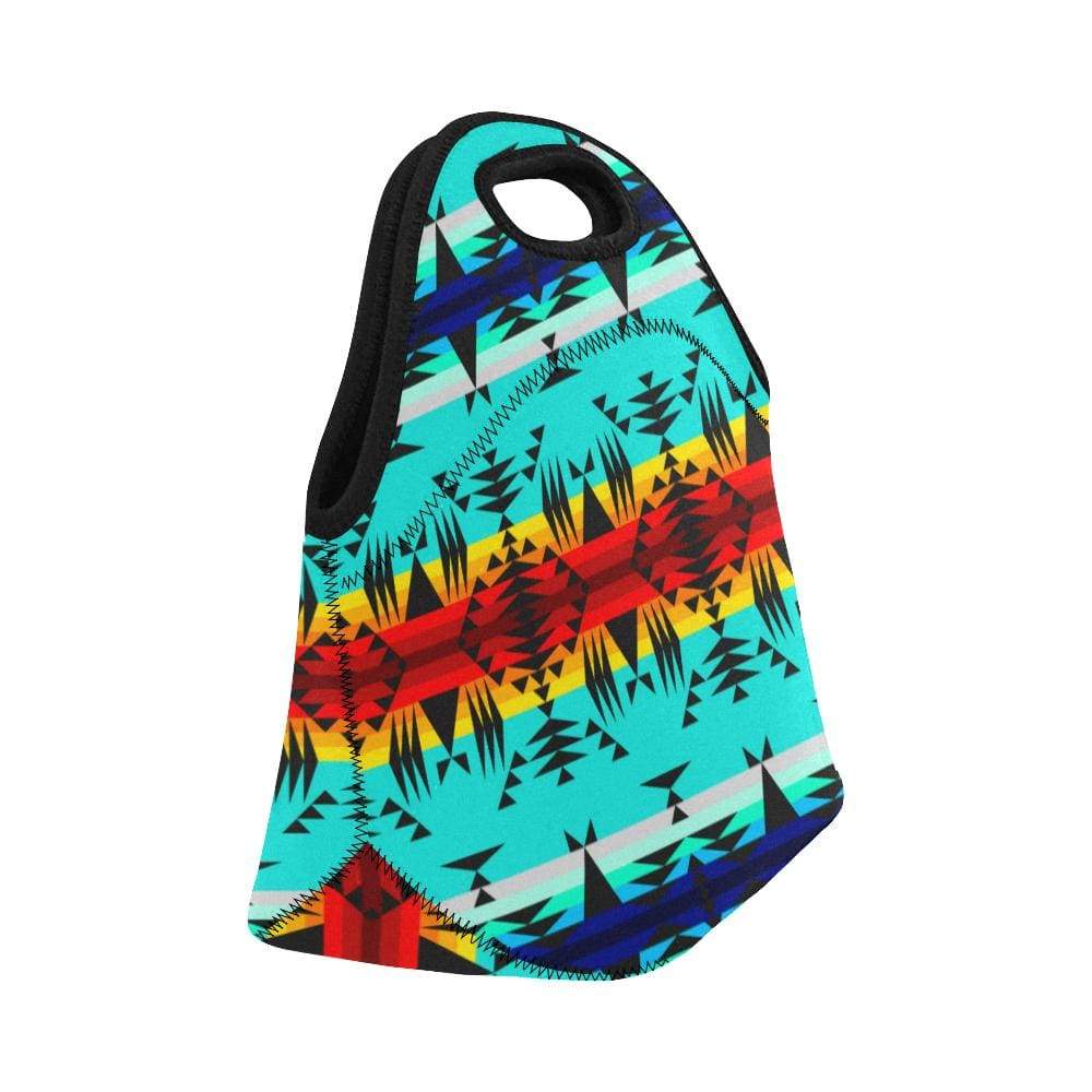 Between the Mountains Neoprene Lunch Bag/Small (Model 1669) Neoprene Lunch Bag/Small (1669) e-joyer 