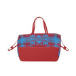 Between the Mountains Orange Clover Canvas Tote Bag