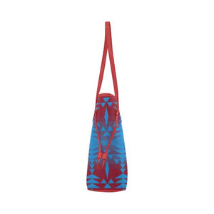 Between the Mountains Sierra Deep Lake Clover Canvas Tote Bag