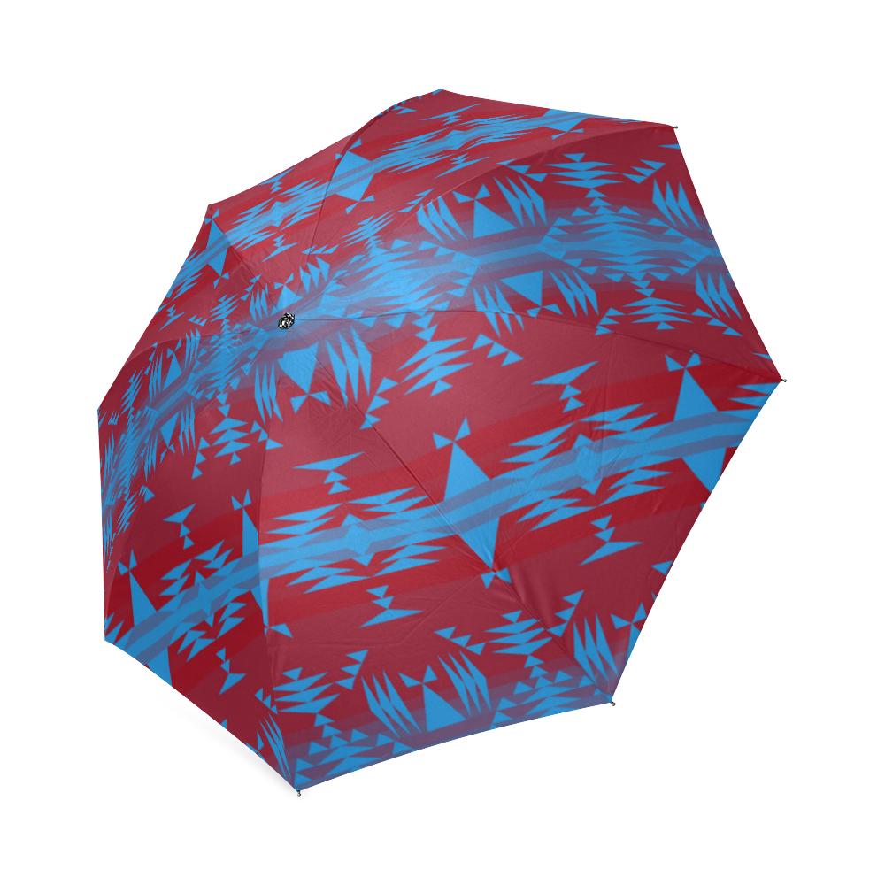 Between the Mountains Sierra Deep lake Foldable Umbrella Foldable Umbrella e-joyer 