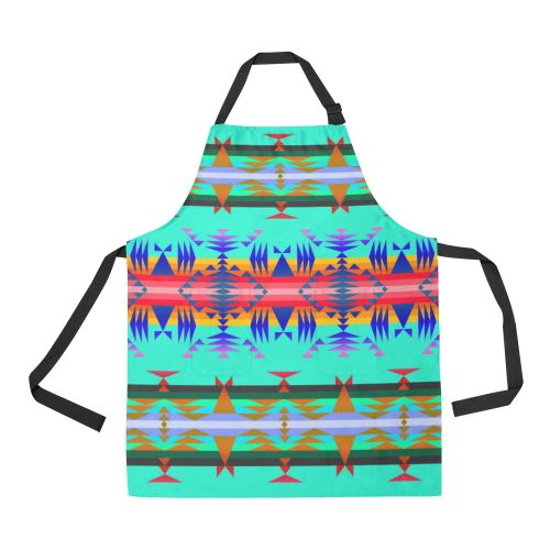 Between the Mountains Spring All Over Print Apron All Over Print Apron e-joyer 