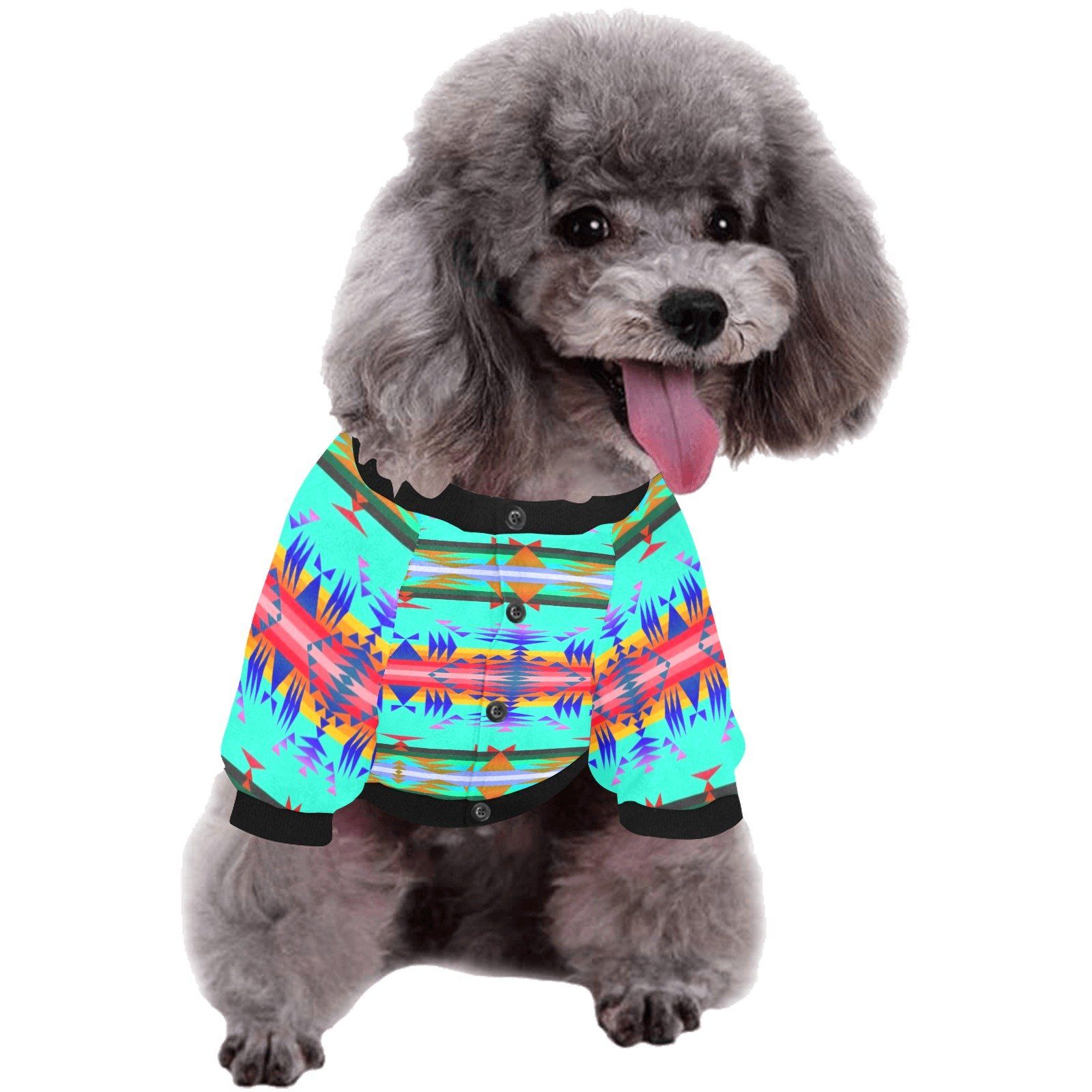 Between the Mountains Spring Pet Dog Round Neck Shirt Pet Dog Round Neck Shirt e-joyer 
