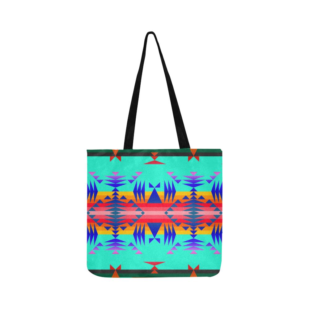 Between the Mountains Spring Reusable Shopping Bag Model 1660 (Two sides) Shopping Tote Bag (1660) e-joyer 