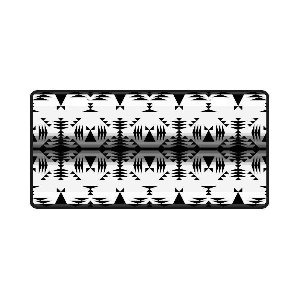 Between the Mountains White and Black License Plate License Plate e-joyer 