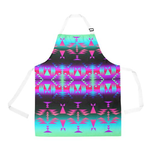 Between the Rocky Mountains All Over Print Apron All Over Print Apron e-joyer 