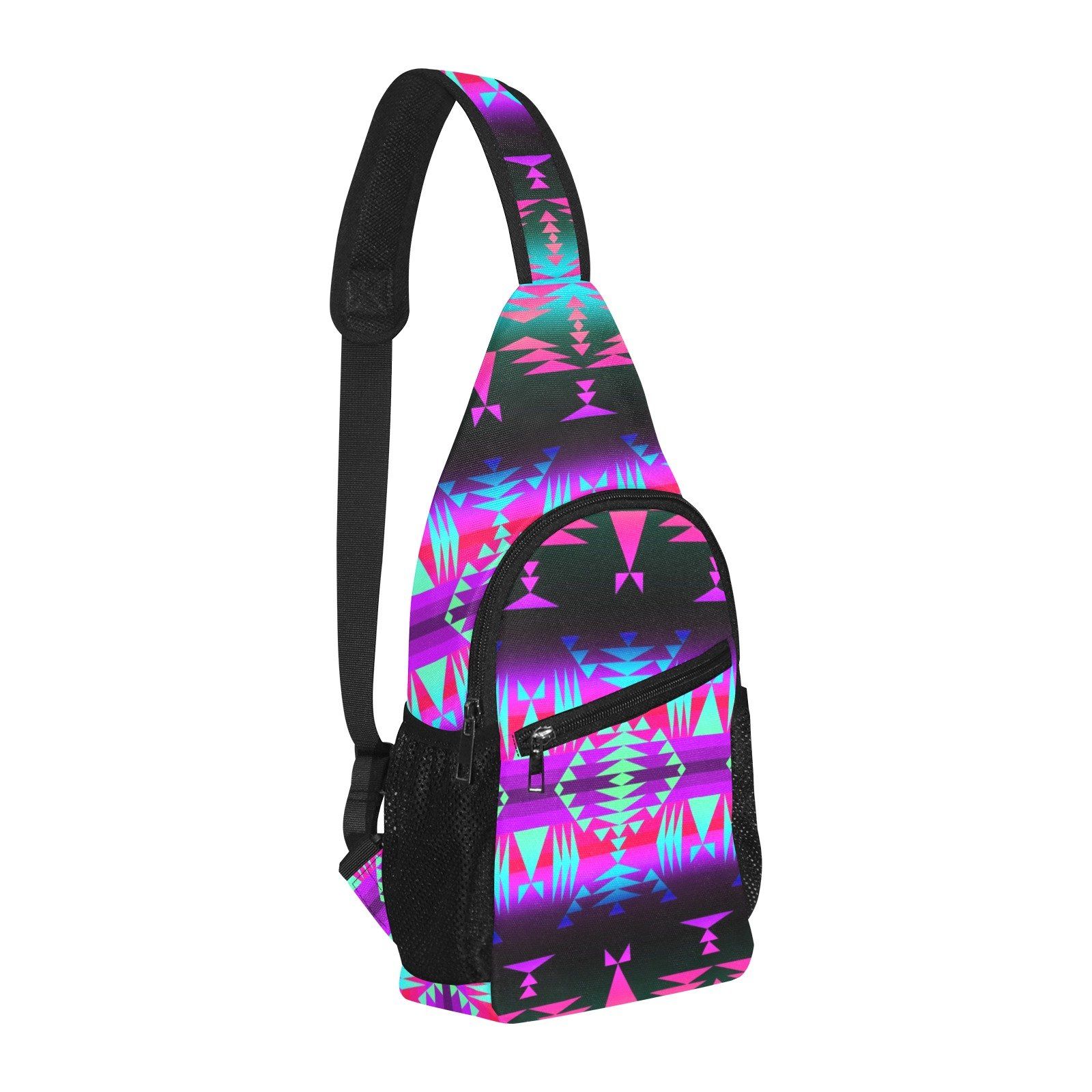 Between the Rocky Mountains All Over Print Chest Bag (Model 1719) All Over Print Chest Bag (1719) e-joyer 