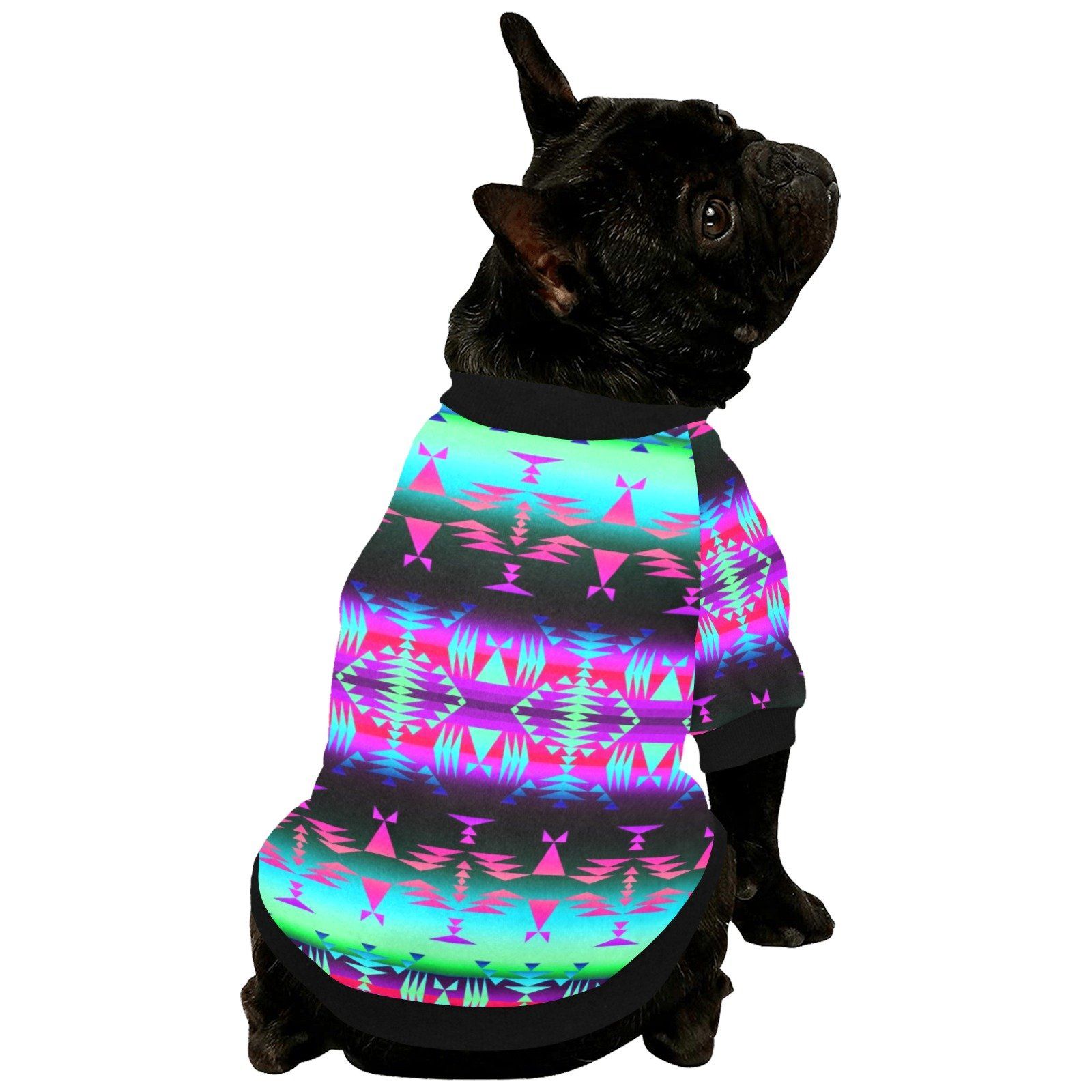 Between the Rocky Mountains Pet Dog Round Neck Shirt Pet Dog Round Neck Shirt e-joyer 