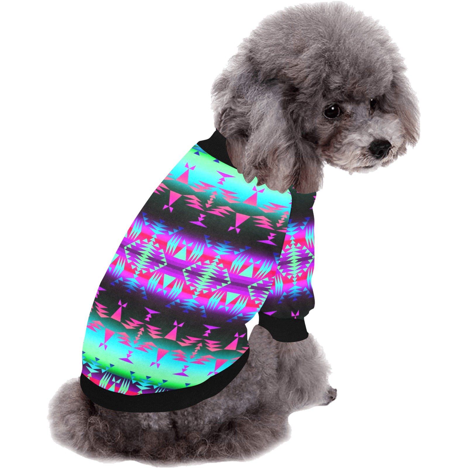 Between the Rocky Mountains Pet Dog Round Neck Shirt Pet Dog Round Neck Shirt e-joyer 