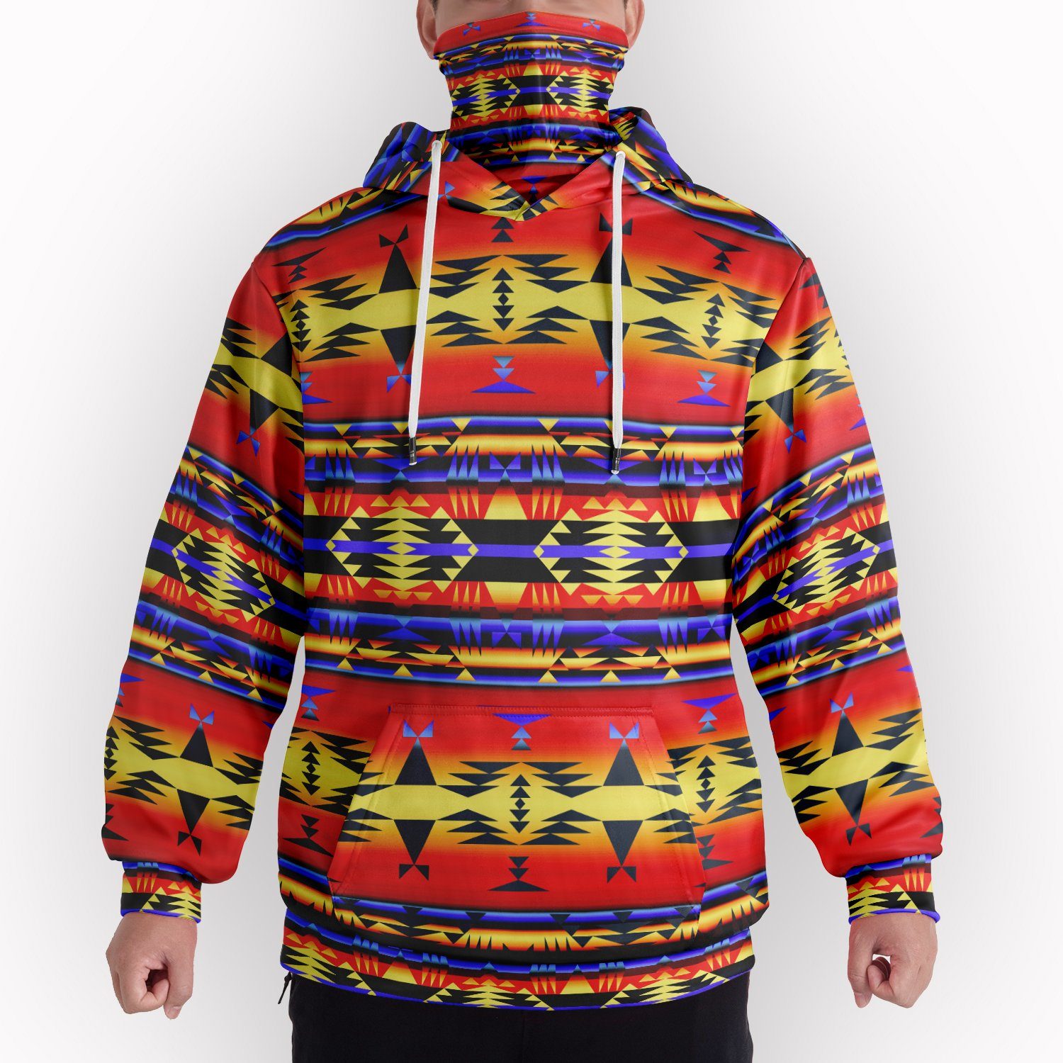 Between the San Juan Mountains Hoodie with Face Cover 49 Dzine 