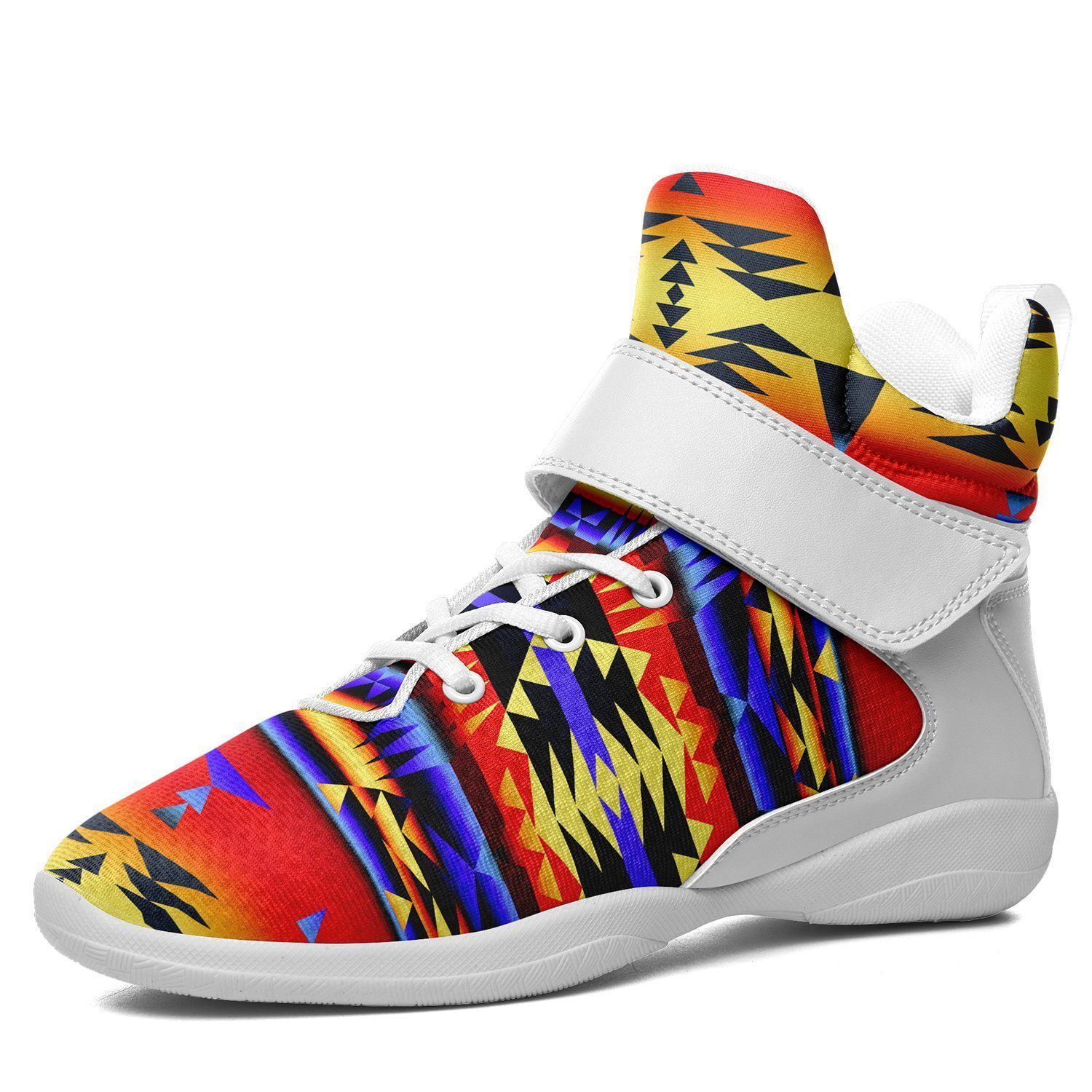 Between the San Juan Mountains Ipottaa Basketball / Sport High Top Shoes - White Sole 49 Dzine US Men 7 / EUR 40 White Sole with White Strap 