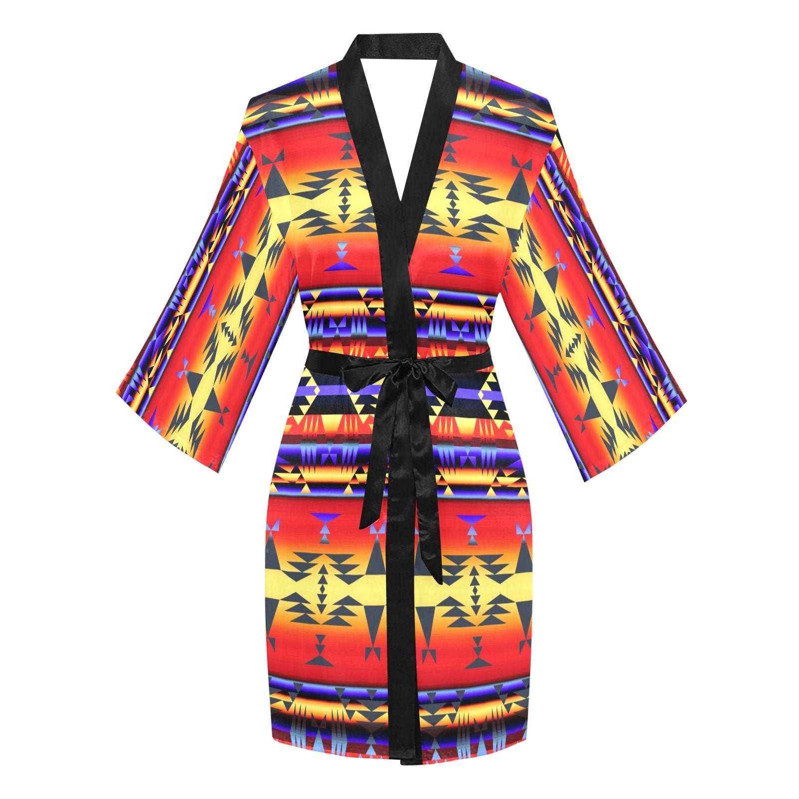 Between the San Juan Mountains Long Sleeve Kimono Robe Long Sleeve Kimono Robe e-joyer 