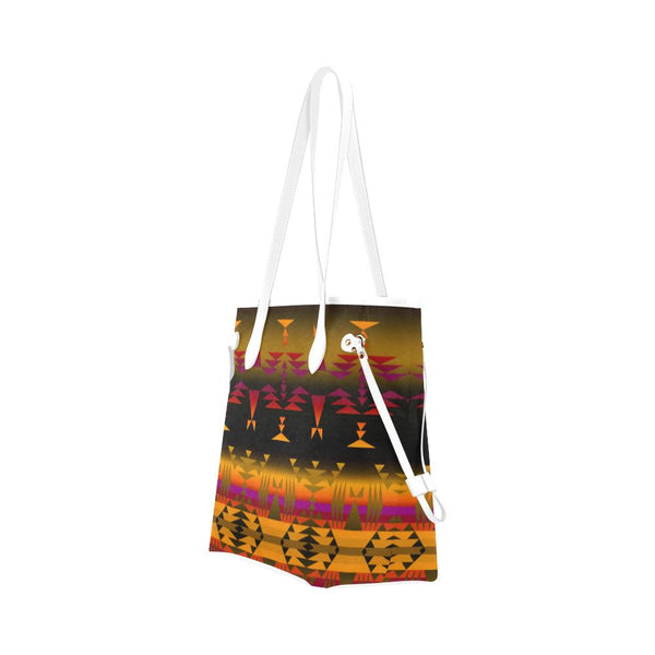 Between the Mountains Clover Canvas Tote Bag
