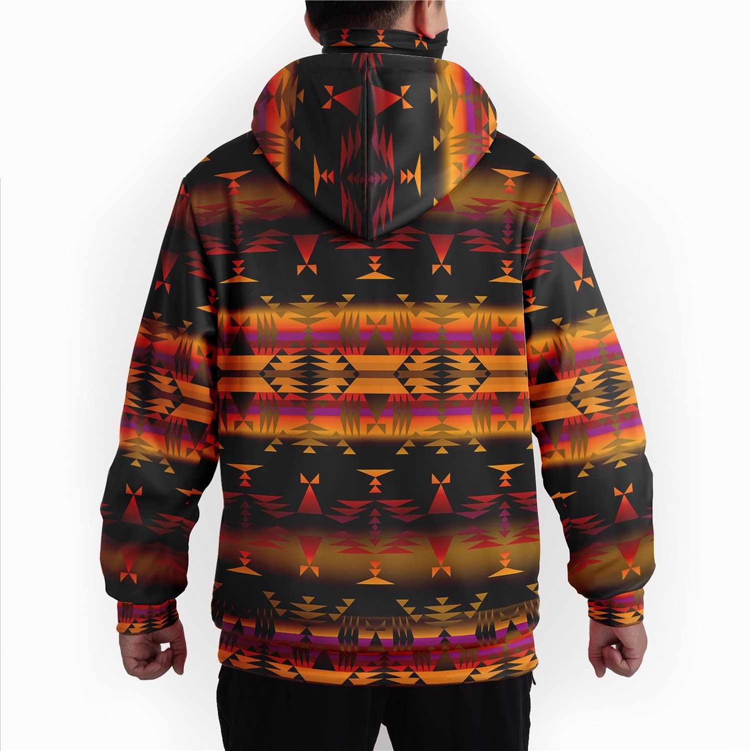 Between the Sierra Mountains Hoodie with Face Cover 49 Dzine 