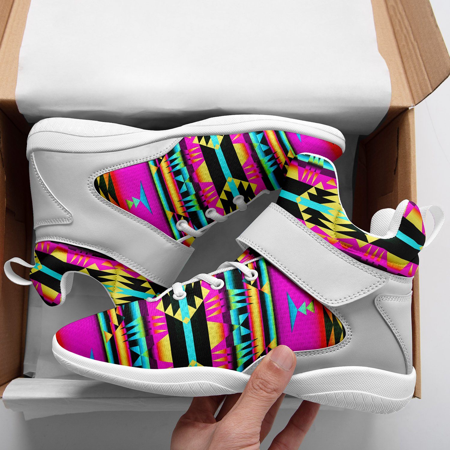 Between the Sunset Mountains Ipottaa Basketball / Sport High Top Shoes 49 Dzine 