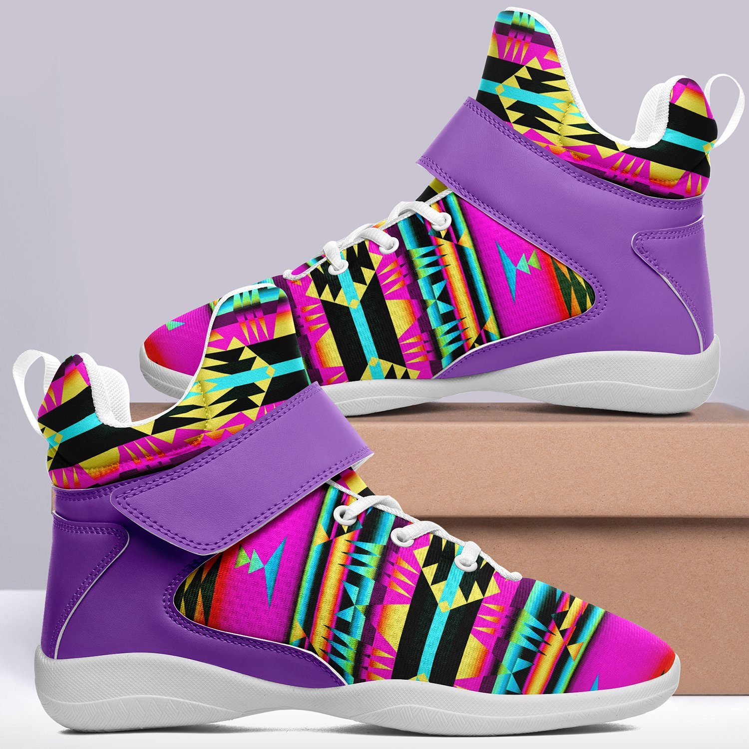 Between the Sunset Mountains Ipottaa Basketball / Sport High Top Shoes 49 Dzine 