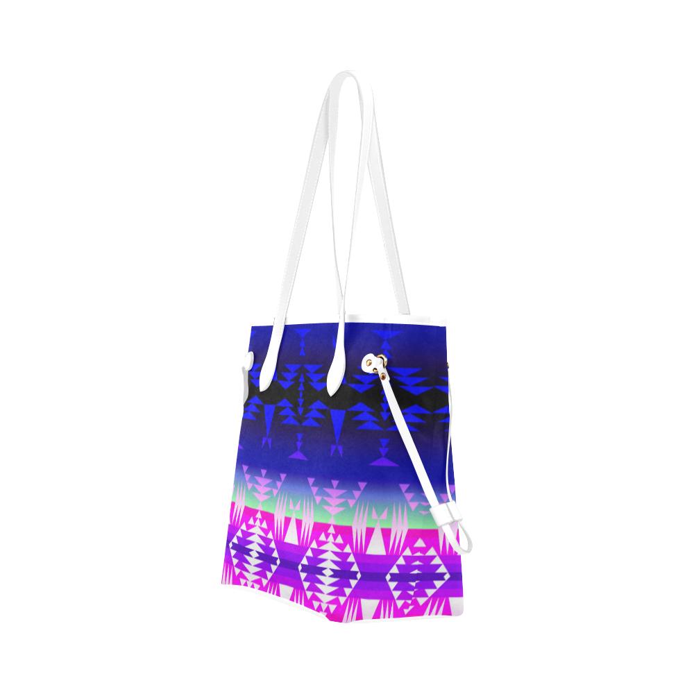 Between the Wasatch Mountains Clover Canvas Tote Bag (Model 1661) Clover Canvas Tote Bag (1661) e-joyer 