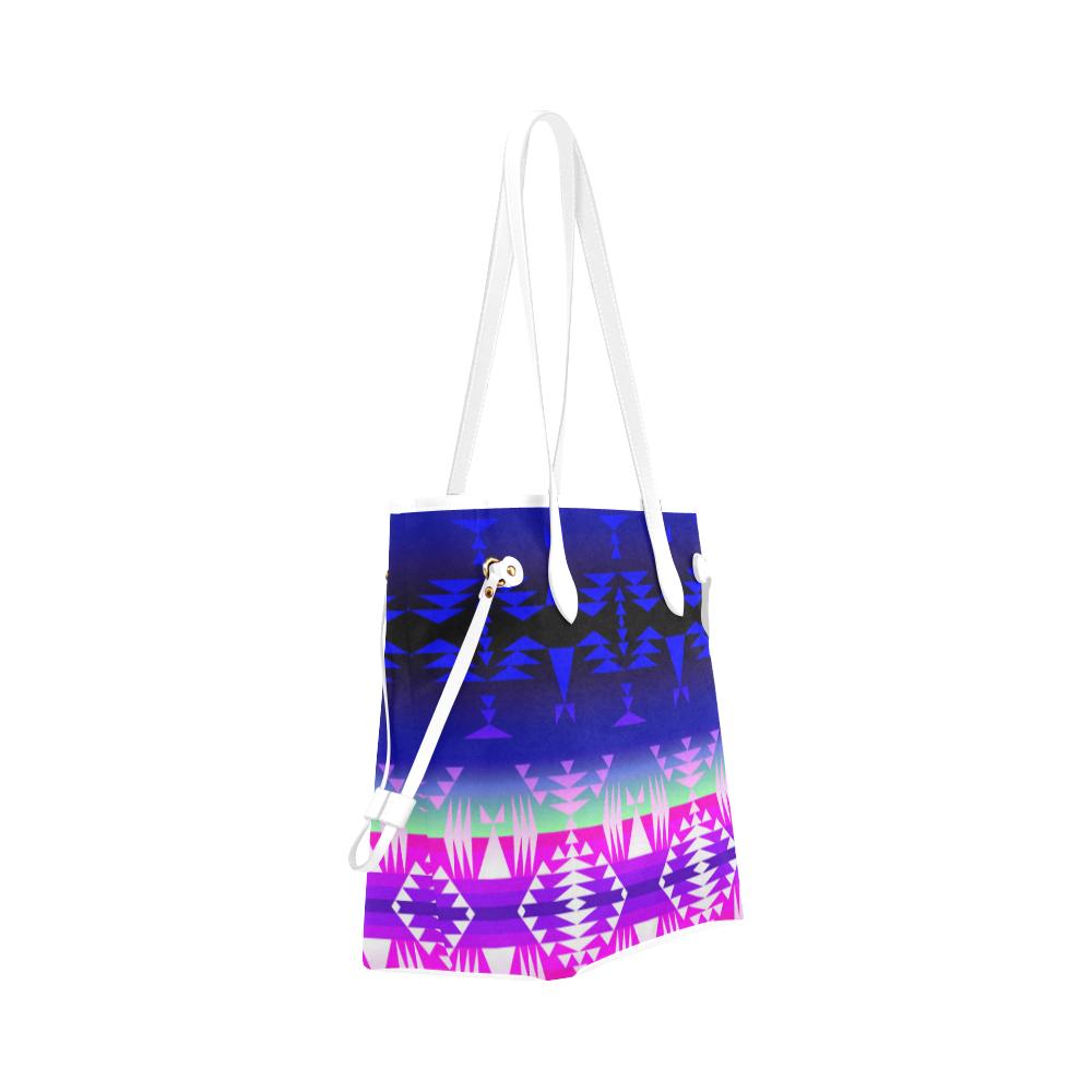 Between the Wasatch Mountains Clover Canvas Tote Bag (Model 1661) Clover Canvas Tote Bag (1661) e-joyer 