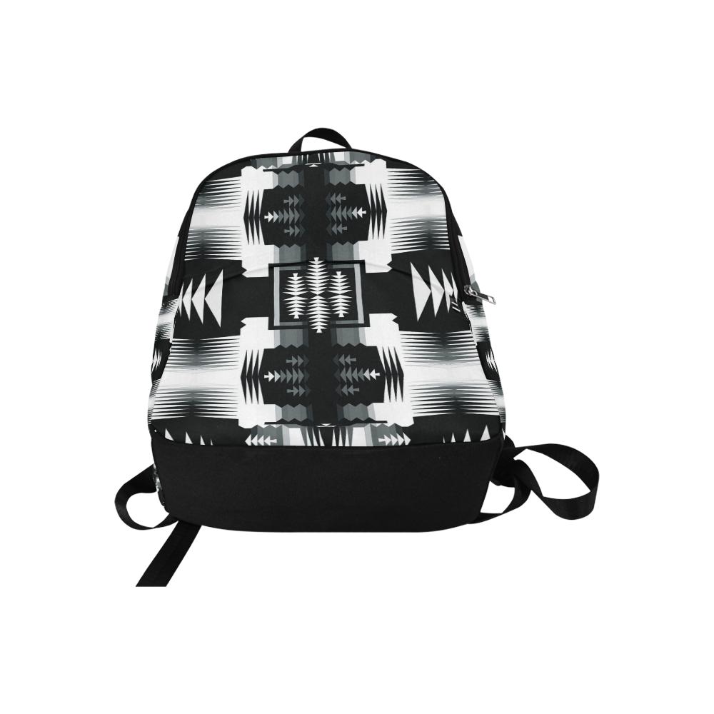 Black and White Sage 2 Fabric Backpack for Adult (Model 1659) Casual Backpack for Adult (1659) e-joyer 