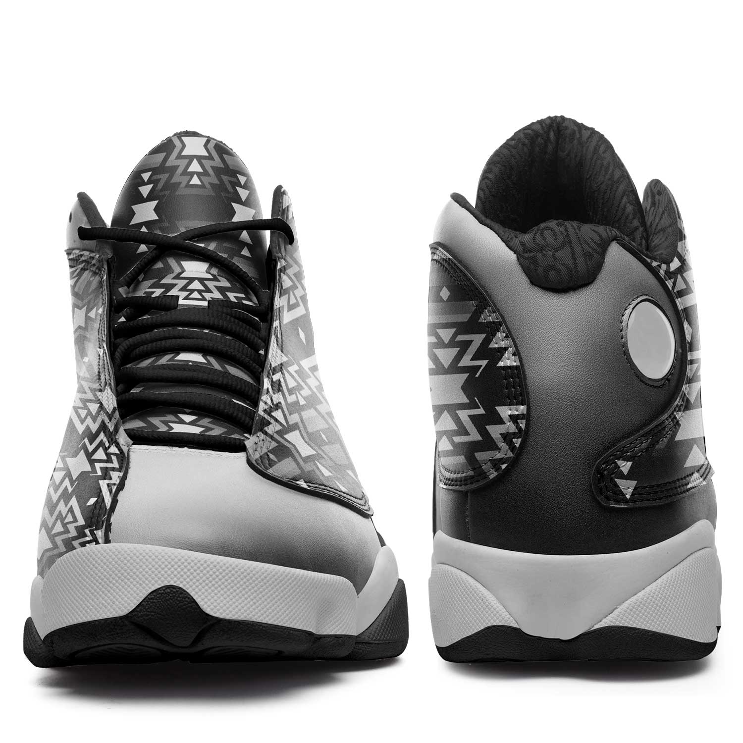 Black Fire Black and White Athletic Shoes Herman 